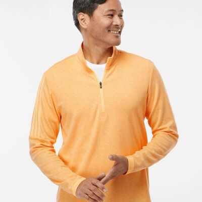 Adidas Men's 3-Stripes Quarter-Zip Sweater Pullover A554 Men's 3-Stripes Quarter-Zip Sweater Pullover Thumbnail