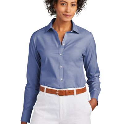 Brooks Brothers Women's Wrinkle Free Stretch Pinpoint Shirt BB18001 Women's Wrinkle Free Stretch Pinpoint Shirt Thumbnail