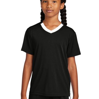Sport Tek Youth Competitor United V Neck YST101 Youth Competitor United V Neck Thumbnail