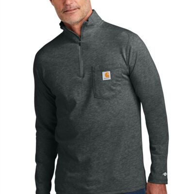 Carhartt Force ® 1/4 Zip Long Sleeve T Shirt CT106660 Force ® 1/4 Zip Long Sleeve T Shirt Thumbnail