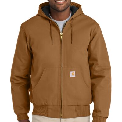 Carhartt Quilted Flanne Lined Duck Active Jac CT106677 Quilted Flanne Lined Duck Active Jac Thumbnail