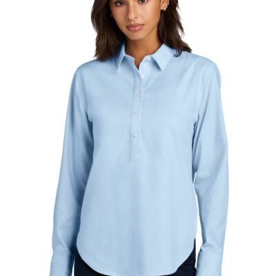 Mercer+Mettle Women's Long Sleeve Modern Oxford Shirt MM2003 Women's Long Sleeve Modern Oxford Shirt Thumbnail