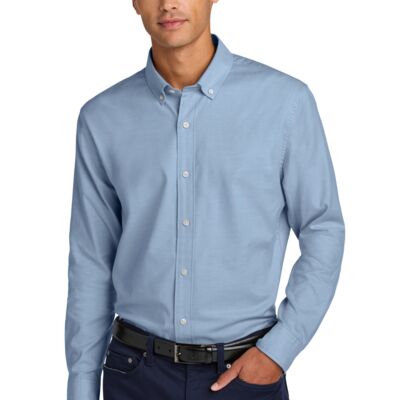 Mercer+Mettle Long Sleeve Modern Oxford Shirt MM2002 Long Sleeve Modern Oxford Shirt Thumbnail