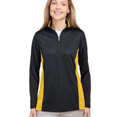 Harriton Women's Flash Snag Protection Plus IL Colorblock Quarter-Zip Pullover M786W Women's Flash Snag Protection Plus IL Colorblock Quarter-Zip Pullover Thumbnail