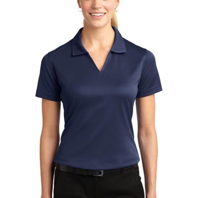 Sport Tek Women's Dri Mesh ® V Neck Polo L469 Women's Dri Mesh ® V Neck Polo Thumbnail