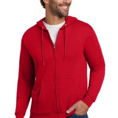 Hanes EcoSmart ® Full Zip Hooded Sweatshirt P180 EcoSmart ® Full Zip Hooded Sweatshirt Thumbnail