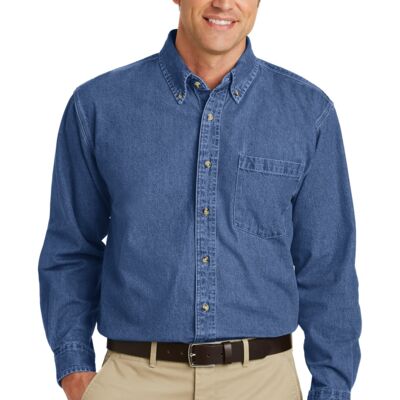 Port Authority Heavyweight Denim Shirt S100 Heavyweight Denim Shirt Thumbnail