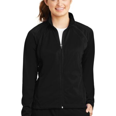 Sport Tek Women's Tricot Track Jacket LST90 Women's Tricot Track Jacket Thumbnail