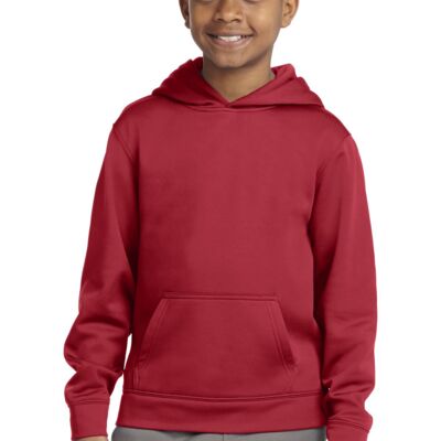 Sport Tek Youth Sport Wick ® Fleece Hooded Pullover YST244 Youth Sport Wick ® Fleece Hooded Pullover Thumbnail