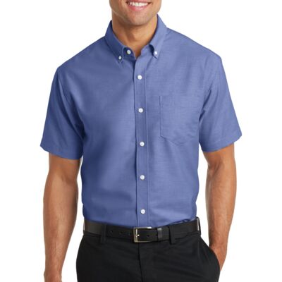 Port Authority Short Sleeve SuperPro Oxford Shirt S659 Short Sleeve SuperPro Oxford Shirt Thumbnail