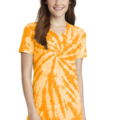 Port & Company Women's Tie Dye V Neck Tee LPC147V Women's Tie Dye V Neck Tee Thumbnail