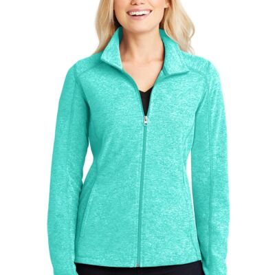 Port Authority Women's Heather Microfleece Full Zip Jacket L235 Women's Heather Microfleece Full Zip Jacket Thumbnail