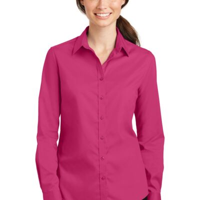 Port Authority Women's SuperPro Twill Shirt L663 Women's SuperPro Twill Shirt Thumbnail