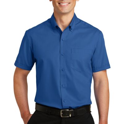 Port Authority Short Sleeve SuperPro Twill Shirt S664 Short Sleeve SuperPro Twill Shirt Thumbnail