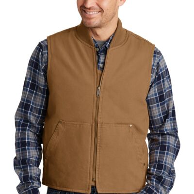 CornerStone Washed Duck Cloth Vest CSV40 Washed Duck Cloth Vest Thumbnail