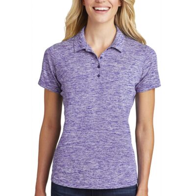 Sport Tek Women's PosiCharge ® Electric Heather Polo LST590 Women's PosiCharge ® Electric Heather Polo Thumbnail