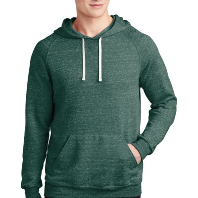 Jerzees Snow Heather French Terry Raglan Hoodie 90M Snow Heather French Terry Raglan Hoodie Thumbnail