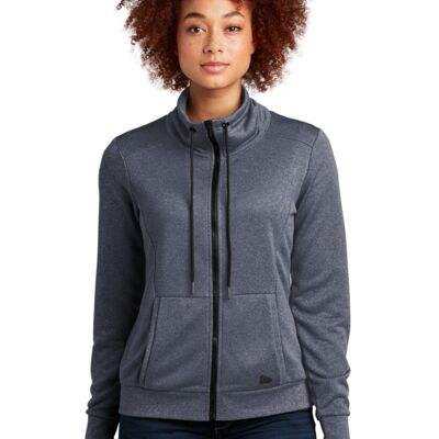 New Era Women's Performance Terry Full Zip Cowl LNEA530 Women's Performance Terry Full Zip Cowl Thumbnail