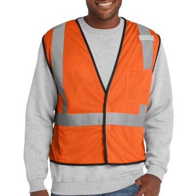 CornerStone Ansi 107 Class 2 Economy Mesh One Pocket Vest CSV100 Ansi 107 Class 2 Economy Mesh One Pocket Vest Thumbnail
