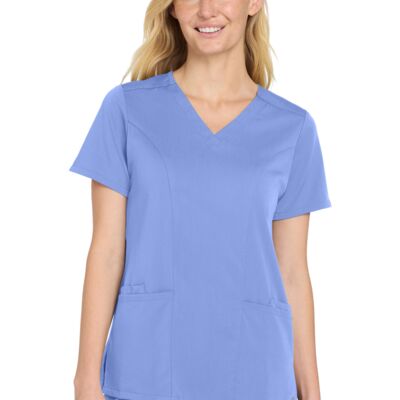 Wink Women's Premiere Flex V Neck Top WW4168 Women's Premiere Flex V Neck Top Thumbnail