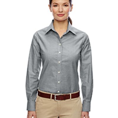 Harriton Ladies’  Long-Sleeve Oxford with Stain-Release M600W Ladies’  Long-Sleeve Oxford with Stain-Release Thumbnail