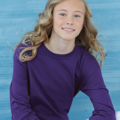 Gildan Youth Heavy Cotton Long Sleeve T-Shirt 5400B Youth Heavy Cotton Long Sleeve T-Shirt Thumbnail