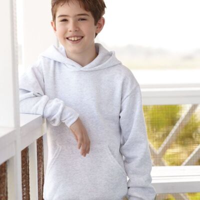 Hanes ComfortBlend EcoSmart Youth Hooded Sweatshirt P473 ComfortBlend EcoSmart Youth Hooded Sweatshirt Thumbnail