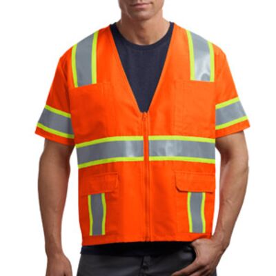 CornerStone Ansi Class 3 Dual Color Safety Vest CSV406 Ansi Class 3 Dual Color Safety Vest Thumbnail