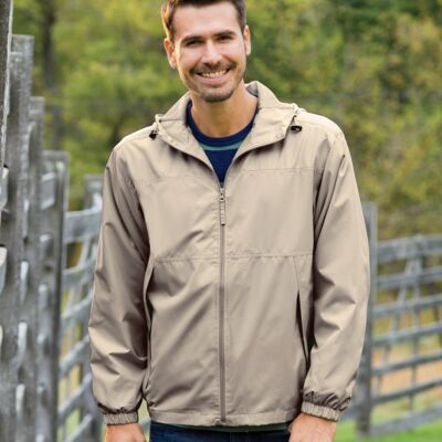 UltraClub Adult Micro-Polyester Full-Zip Jacket with Hood 8935 Adult Micro-Polyester Full-Zip Jacket with Hood Thumbnail