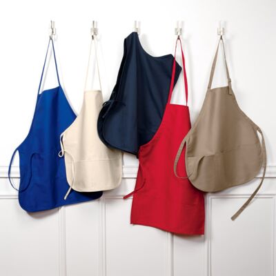 UltraClub Large Two-Pocket Blend Bib Apron 8201 Large Two-Pocket Blend Bib Apron Thumbnail