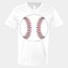 V-Neck Heavy Cotton 100% T-Shirt Thumbnail