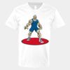 V-Neck Heavy Cotton 100% T-Shirt Thumbnail
