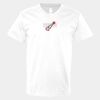 V-Neck Heavy Cotton 100% T-Shirt Thumbnail