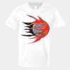 V-Neck Heavy Cotton 100% T-Shirt Thumbnail