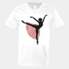 V-Neck Heavy Cotton 100% T-Shirt Thumbnail