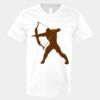 V-Neck Heavy Cotton 100% T-Shirt Thumbnail