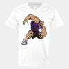 V-Neck Heavy Cotton 100% T-Shirt Thumbnail