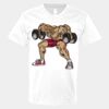 V-Neck Heavy Cotton 100% T-Shirt Thumbnail