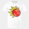 V-Neck Heavy Cotton 100% T-Shirt Thumbnail