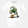 V-Neck Heavy Cotton 100% T-Shirt Thumbnail