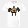 V-Neck Heavy Cotton 100% T-Shirt Thumbnail