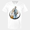 V-Neck Heavy Cotton 100% T-Shirt Thumbnail