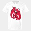 V-Neck Heavy Cotton 100% T-Shirt Thumbnail