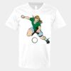 V-Neck Heavy Cotton 100% T-Shirt Thumbnail
