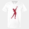 V-Neck Heavy Cotton 100% T-Shirt Thumbnail