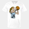 V-Neck Heavy Cotton 100% T-Shirt Thumbnail