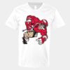 V-Neck Heavy Cotton 100% T-Shirt Thumbnail