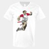 V-Neck Heavy Cotton 100% T-Shirt Thumbnail