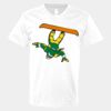 V-Neck Heavy Cotton 100% T-Shirt Thumbnail