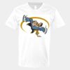 V-Neck Heavy Cotton 100% T-Shirt Thumbnail